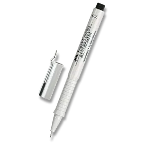 Ecco Pigment Marker 0.2, black Faber Castell (166299)